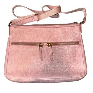 EUC Fossil Elise Pale Pink Crossbody/Shoulder Bag